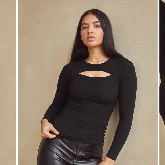 Peek a Boo Long Sleeve Bodysuit